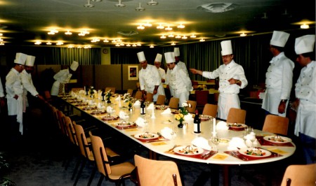 vlnr Wim Schmitz, Ben vd Zijden, Harold Luschen, Aad Huizer, Henk Stuurman, Jan Bentvelzen, Henk v Enkhuizen, Ben Wijnvoord, Piet vd Lubbe en Erik Lohuis